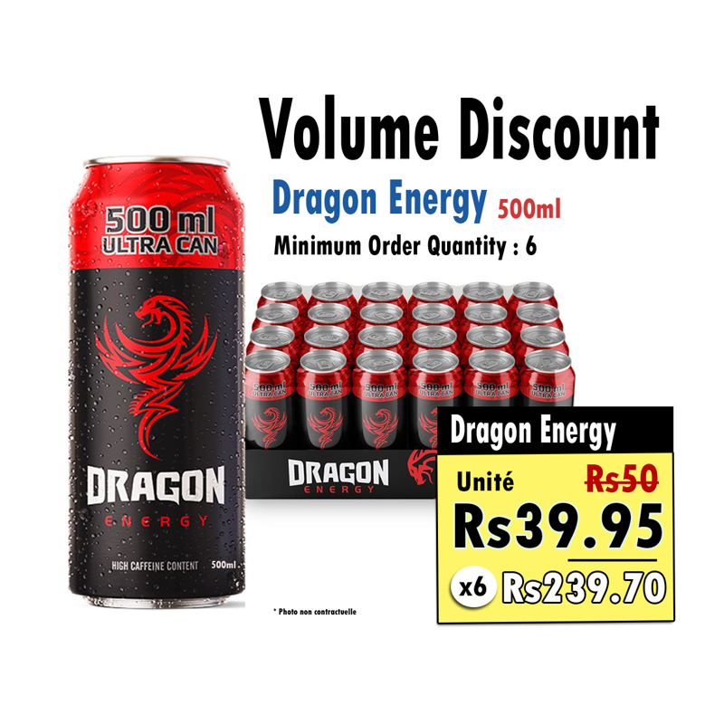 dragon energy drink Pack x6