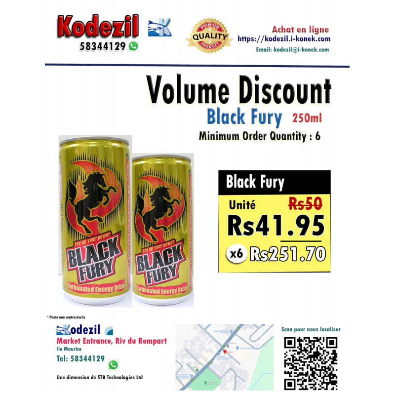 black fury 250ml