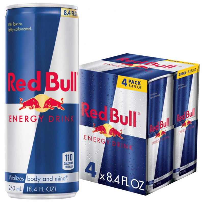 red bull pack x4